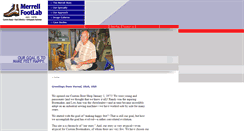 Desktop Screenshot of merrellfootlab.com